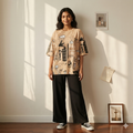 Beige Planet Pj Suit